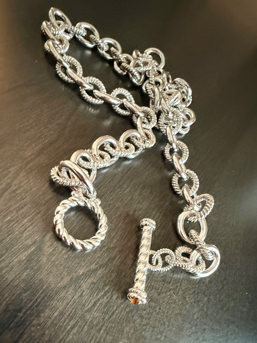 Judith Ripka Heavy Rolo Chain 20” - Picture 6 of 12